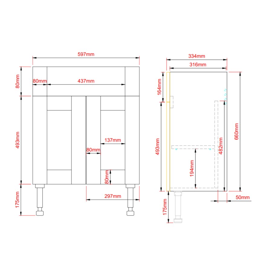 1500mm Blue Toilet and Sink Unit with Storage Unit & Chrome Fittings - Vancouver