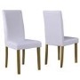 Vivienne Flip Top White High Gloss Dining Table + 2 Faux Leather Chairs