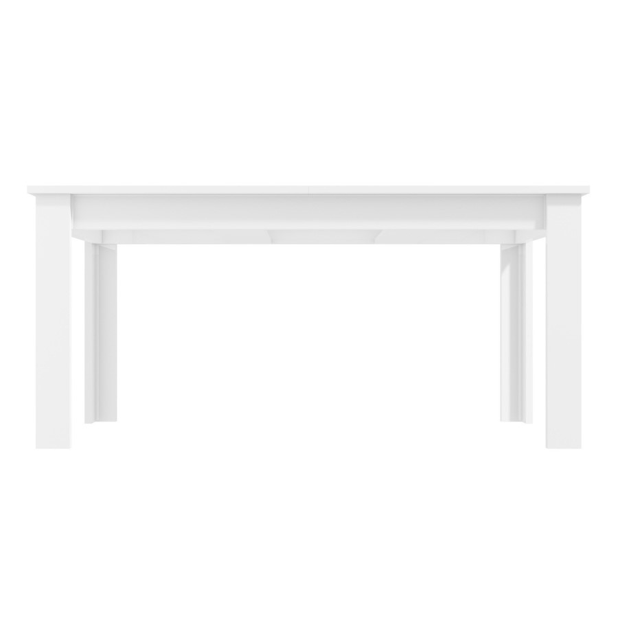 Vivienne Extendable White High Gloss Dining Table + 8 Slate Grey Chairs