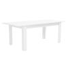 White Gloss Extending Dining Table Set with 2 Grey Velvet Chairs &amp; 1 Bench - Seats 4 - Vivienne