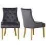 Vivienne Extendable Rectangle Dining Table with Two Grey Chairs and  Grey Bench in Velvet 