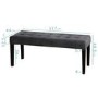 Vivienne Extendable Rectangle Dining Table with Two Grey Chairs and  Grey Bench in Velvet 