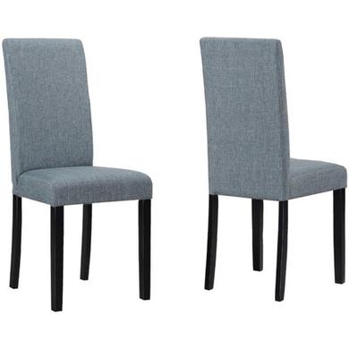 Flip Top Dining Table in Black High Gloss with 2 Grey Chairs - Vivienne & New Haven