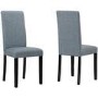 Vivienne Flip Top Black High Gloss Dining Table + 4 Slate Grey Chairs