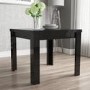 Vivienne Flip Top Black High Gloss Dining Table + 4 Slate Grey Chairs