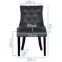Flip Top Dining Table in Black High Gloss with 2 Grey Velvet Chairs & 1 Bench - Vivienne & Kaylee