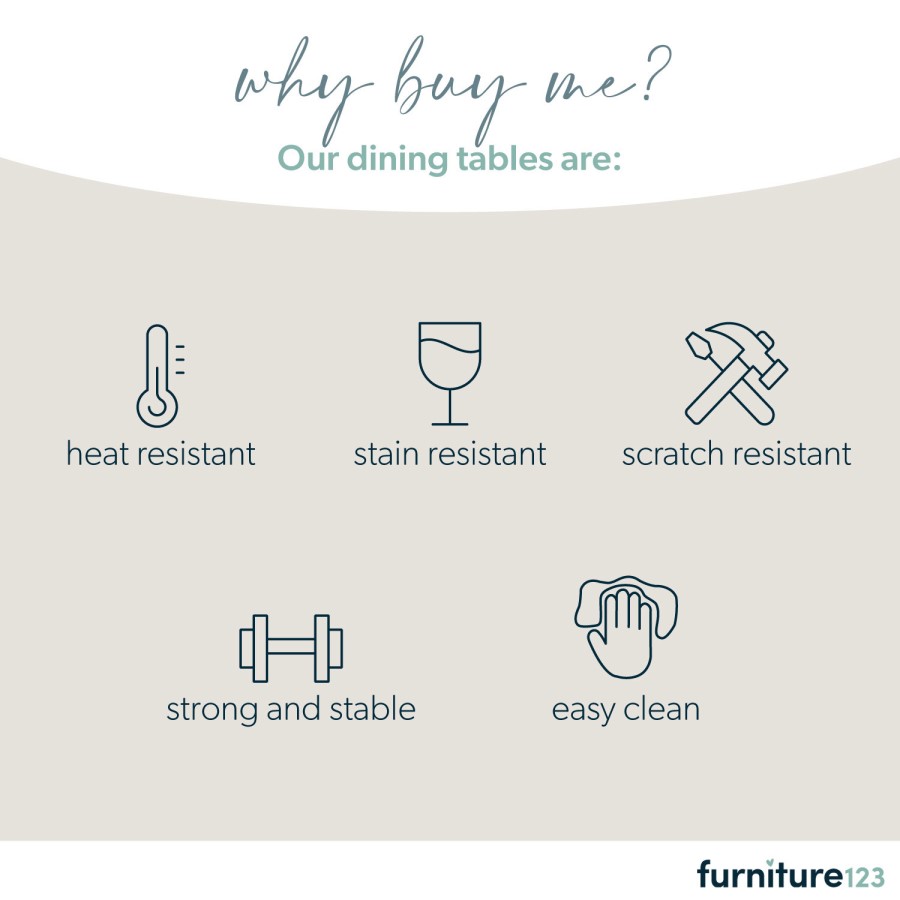 ALMOST PERFECT - Large Black Wooden Extendable Dining Table - Seats 4 - 6 - Vivienne