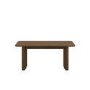 Large Walnut Extendable Dining Table - Seats 6 - 8 - Wave