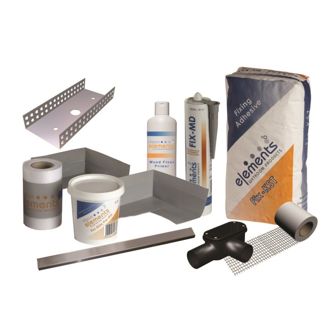 Installation Kit for Linear Waste Wet Room Trays - Live Your Colour