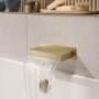Brushed Brass 3 Outlet Wall Mounted Thermostatic Mixer Shower Set With Hand Shower and Waterfall Bath Filler Spout -Zana
