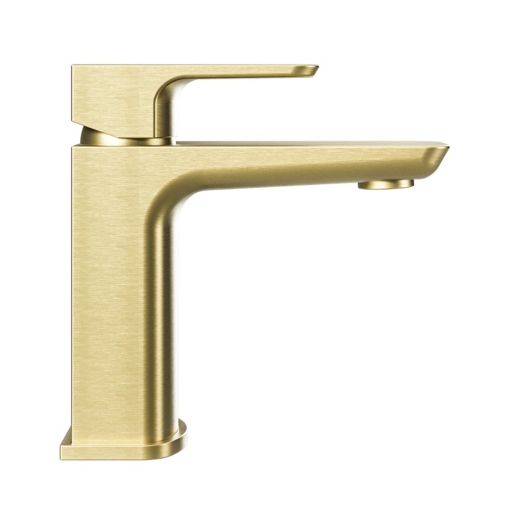 Zana Brushed Brass Basin Mixer Tap & Bath Filler Tap Pack