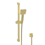 Brushed Brass Single Outlet Thermostatic Mixer Shower With Hand Shower- Zana