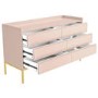 Kids Pink Chest of 6 Drawers - Zion