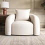 ONLY OPENED - Zuri Cream Boucle Armchair