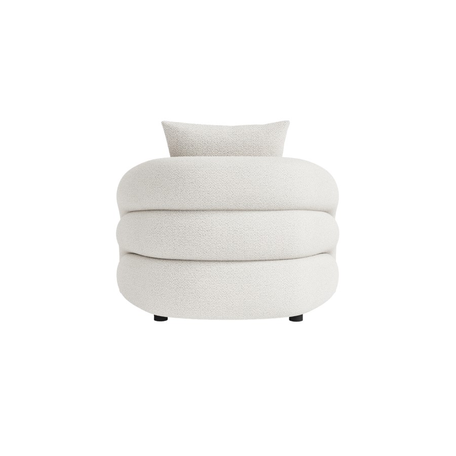 ONLY OPENED - Zuri Cream Boucle Armchair