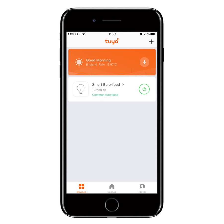 electriQ Smart dimmable colour Wifi Bulb with GU10 short spotlight fitting - 5 Pack