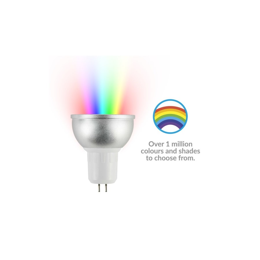electriQ Smart Lighting Wifi Bulb - Alexa & Google Home compatible - 10 Pack 