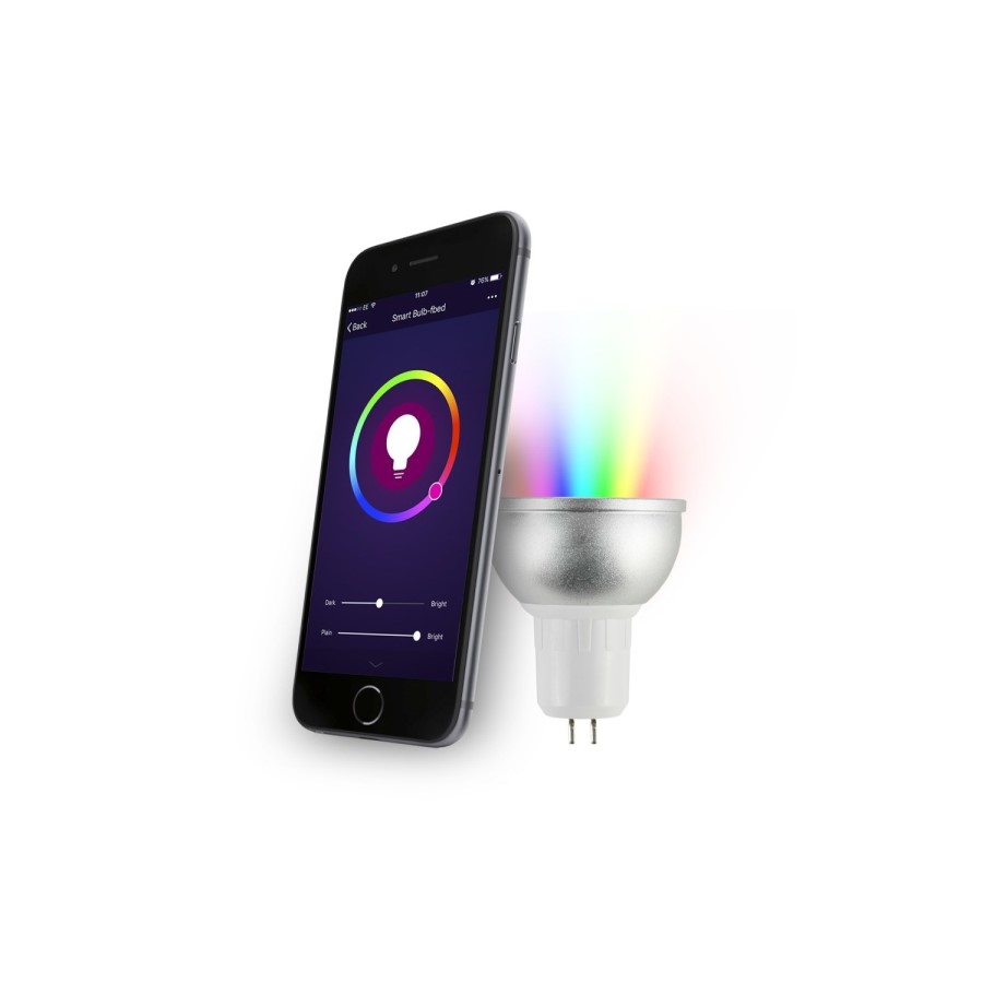 electriQ Smart Lighting Wifi Bulb - Alexa & Google Home compatible - 10 Pack 