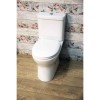 GRADE A1 - Rimless Close Coupled Toilet with Soft Close Seat