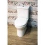 GRADE A1 - Rimless Close Coupled Toilet with Soft Close Seat