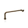 Brushed Bronze Traditional Exposed Shallow Seal Bath Trap & Pipe - Park Royal