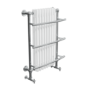 White Chrome Traditional Wall Hung Towel Radiator - 1000 x 630 x 230mm