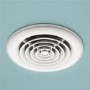 Cyclone Inline White Non-Illuminated Wet Room Fan