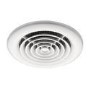 Cyclone Inline White Non-Illuminated Wet Room Fan
