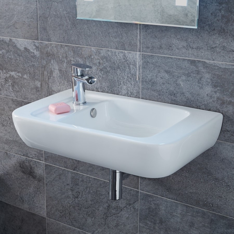 Left Hand Wall Hung Basin - Bellami