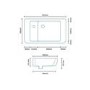 Left Hand Wall Hung Basin - Bellami