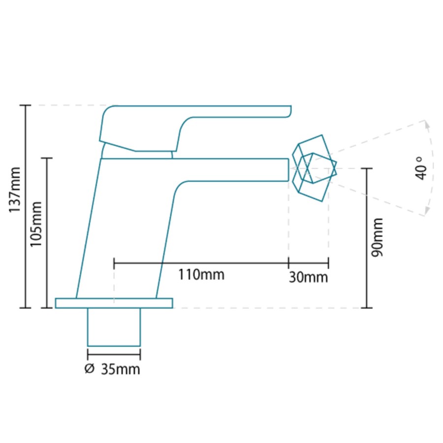 Serrato Premium Bidet Mixer