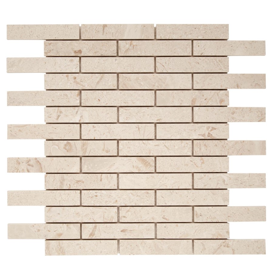 Irish Cream Honed Wall/Floor Mosaic