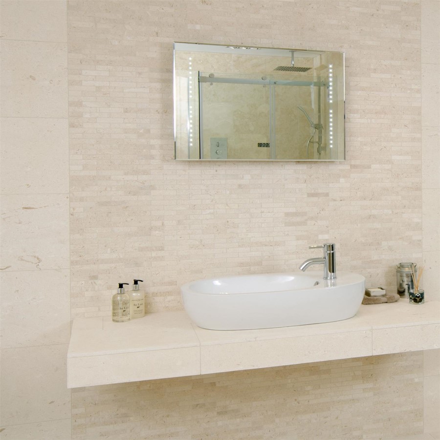 Irish Cream Honed Wall/Floor Mosaic