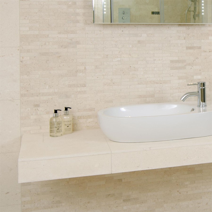 Irish Cream Honed Wall/Floor Mosaic