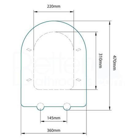 Bologna Soft Close Toilet Seat