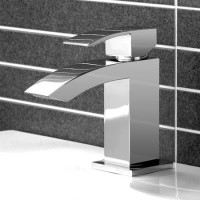 Chrome Cloakroom Mono Basin Mixer Tap - Wave