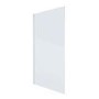 Fixed Bath Shower Screen with Straight Top - H1435 x W821mm