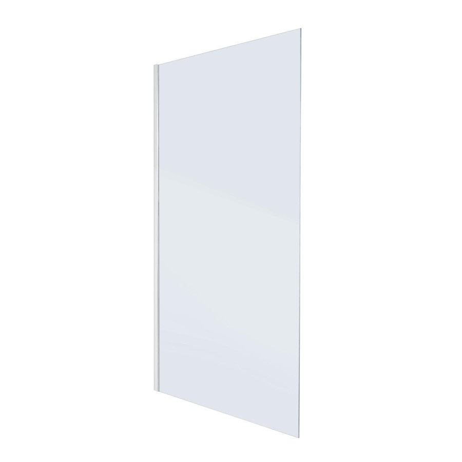 Fixed Bath Shower Screen with Straight Top - H1435 x W821mm