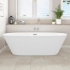 Freestanding Double Ended Bath 1700 x 740mm - Bari