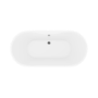 Freestanding Double Ended Bath 1550 x 745mm - Lisbon