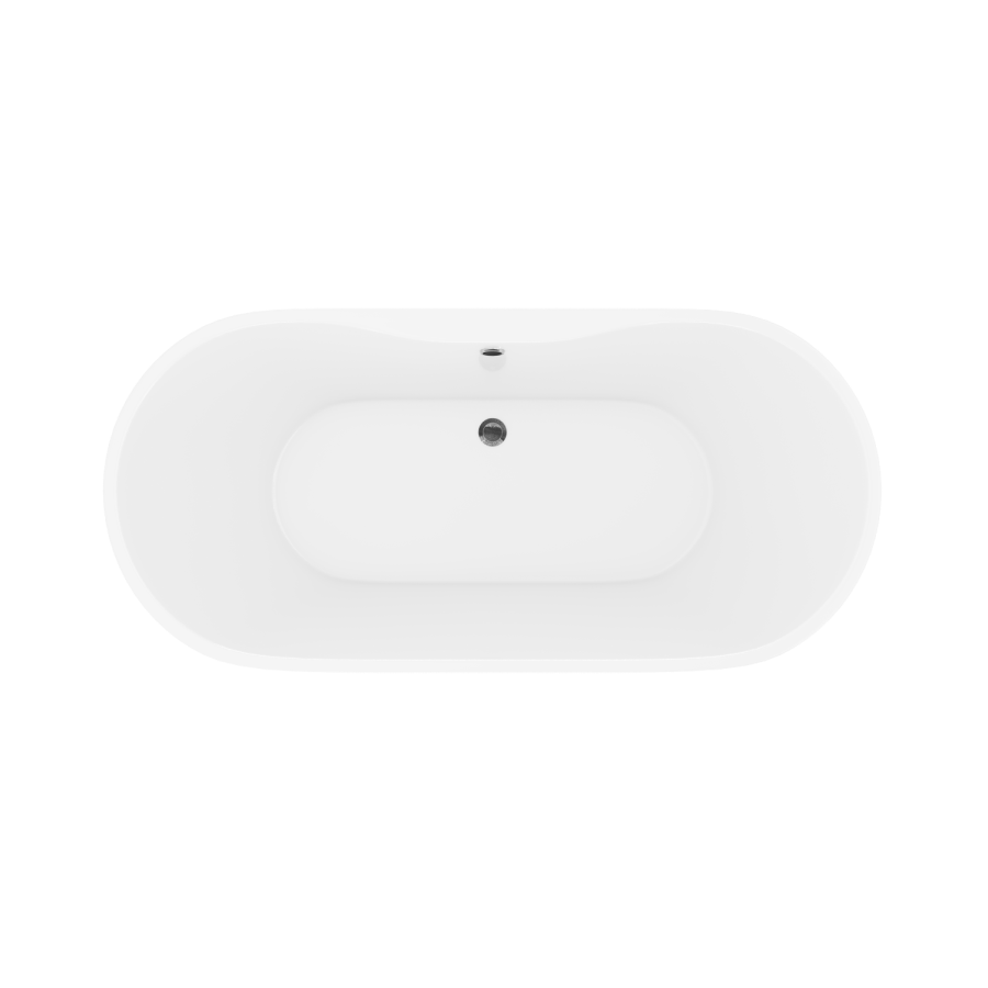 Freestanding Double Ended Bath 1550 x 745mm - Lisbon