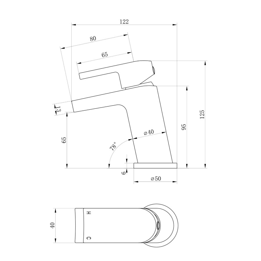 Voss Basin Waterfall Mixer Tap