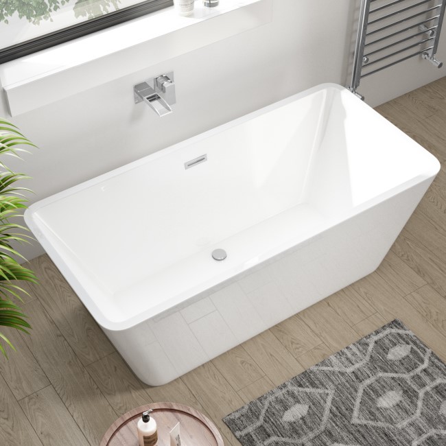 Freestanding Double Ended Bath 1615 x 720mm - Porto