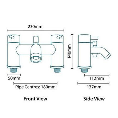 S9 Deck Mounted Bath Shower Mixer