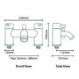 S9 Deck Mounted Bath Shower Mixer