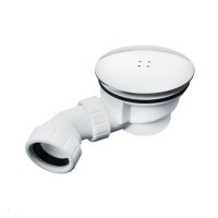 90mm High Flow Shower Tray Waste - Chrome