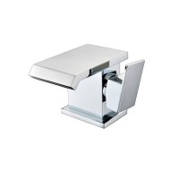 Chrome Waterfall Basin Mixer Tap - Aqua