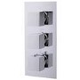 Concealed Triple Control Shower Valve with Diverter - EcoCube Range