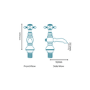Oxford Traditional Basin Taps