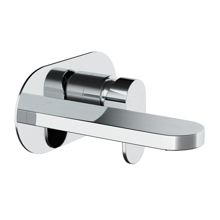 Wall Mounted Chrome Basin Mixer Tap - Como